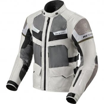 RevitaPro Chaqueta de Moto Gris y Verde