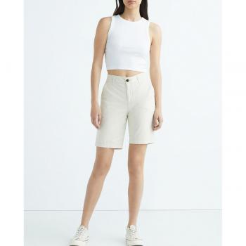 Bermuda de Algodón Stretch para Mujer