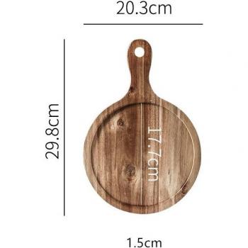 Wooden Acacia Food Serving Plate
