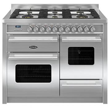 Britannia Delphi 110 cm XG Kitchen Freestanding Stainless Steel Electric Oven