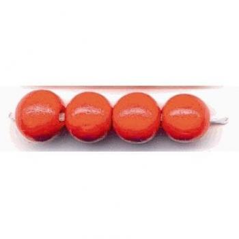 Glorex 47×10 mm Karminrote Holzperlen – Für Basteln und Armbänder