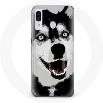 Funda Husky Siberio Azul para Samsung Galaxy A20e