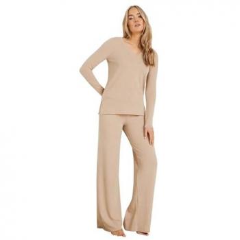 Long-Knit Wide-Flat Bottoms