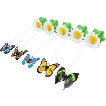 Juguete Divertido para Gatitos: Mariposa y Pájaro en Movimiento