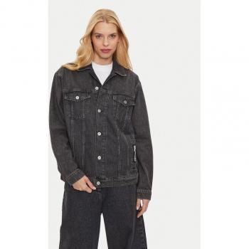 Graue Relaxed Fit Jeansjacke von Karl Lagerfeld