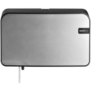 Euro Products Toiletpapierdispenser Compact Duo zilver