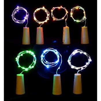 Corkscrew LED Candle – 20-LED Bottle Stopper