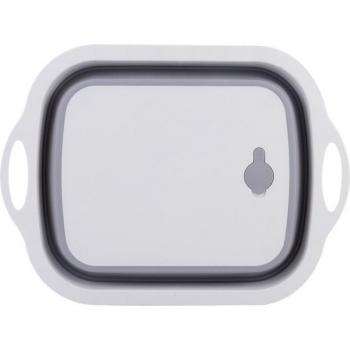 Multi-Function Collapsible Cutting Board and Drain Basket