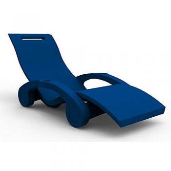 Lettino Chaise Longue Galleggiante da Esterno Arkema Design Serendipity Blu