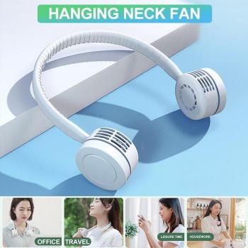 Adjustable Hand Free Neckband Fan