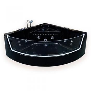 Simba Black Shark 150 x 150 cm Whirlpool with 8 Jets and Chromotherapy