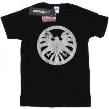 Marvel Men's SHIELD Distressed Logo T-Shirt
