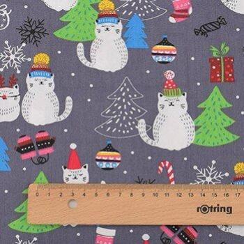 Gray Cartoon Twill Cloth by Chainho – Sewing & Quilting Supply
