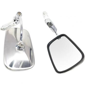 Coffee Racer Handlebar End Mirrors