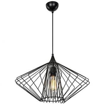 Lampada a sospensione Toscohome Arona 75h nero