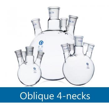 Borosilicate 4-Neck Spherical Reactor