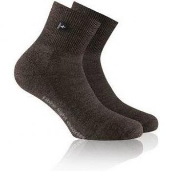 Braune Rohner Wandersocken – Fibre Light Quarter (39–41)