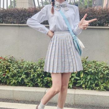 Versatile A-Line Plaid Skirt