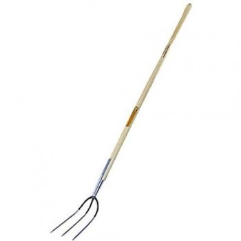 Freund Victoria Heugabel mit 3 Zinken, 135 cm Eschenstiel, geradestehend, 28×20 cm
