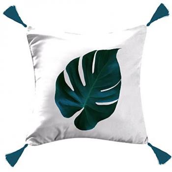 Coussin Brazilia – ligne décor, 40×40 cm, coton pur, housse détachable