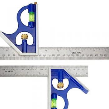 Alluminio Quadrato 34,5 × 14,5 × 14,5 cm WORKPRO