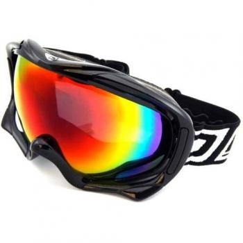 Glänzendes Schwarz Dirty Dog 54116 Spiegelgoggles