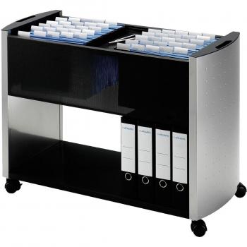 3079121 Hängemappenwagen – Design Line, 100 Stück, Anthrazit/Metallic Silber