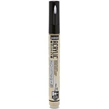 Acrylique Marker Rond Tip 0,7mm en couleur Beige