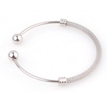 Gold Color Stainless Steel Mesh Jewelry Set for Women