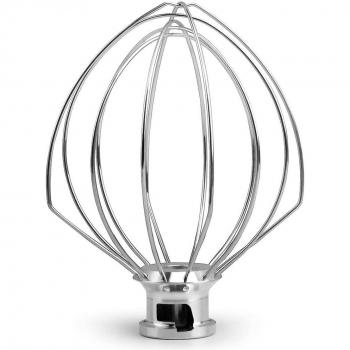 Fouet en acier inoxydable 5K452WW pour robot de cuisine 5KSM90-5KSM185 Inox