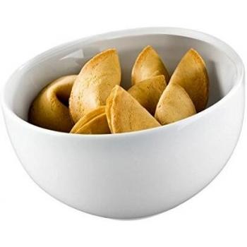 28 cm große ROK-Schale aus weißem Porzellan von Arzberg in der Cucina Basic-Reihe