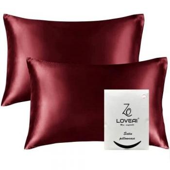 SilkenDreams Deluxe Silk Pillowcases 2-Pack