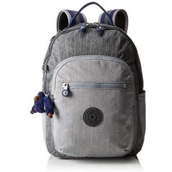 Mochila Kipling SEOUL GO S para niños, 35 cm, 14 litros, Gris