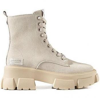 Scarponcini da donna Steve Madden Tanker Beige Suede