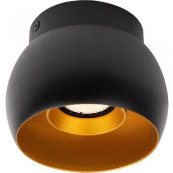 Lucide Torben Ceiling Spotlight, Aluminium, Black Finish, Ø12.5cm, 1xGU10
