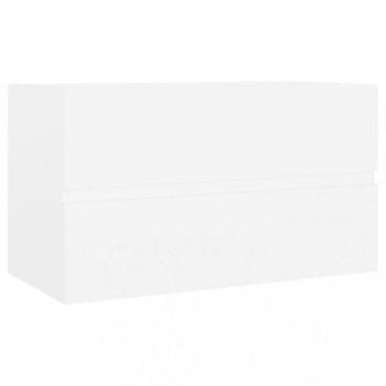 Placard sous lavabo blanc 80x38,5x45 cm
