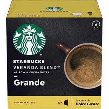 Starbucks Veranda blend 12 cápsulas compatibles Dolce Gusto