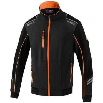 Veste Anti-Abrasion Sparco Austin Tech Taille S Noir/Orange