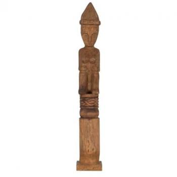 Afrikanische Deko-Statue Natec – 14 × 14 × 88,5 cm