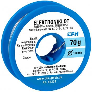 Bleifreies Elektroniklot EL 322 200 g CFH