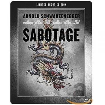 Sabotage Steelbook Blu‑ray – Ongeknepen Versie