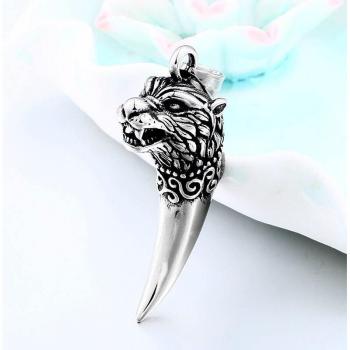 Jahrgang Drachen Halsband aus Edelstahl
