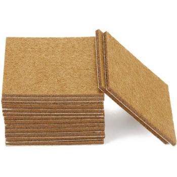 20 Protectores de Suelo para Muebles de Madera 7cm x 7cm