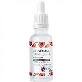 Organic Vegan Skinfood Bio Papaya AHA Nacht Serum 30 ml