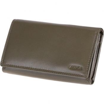 15 cm Olive Mika Leather Wallet