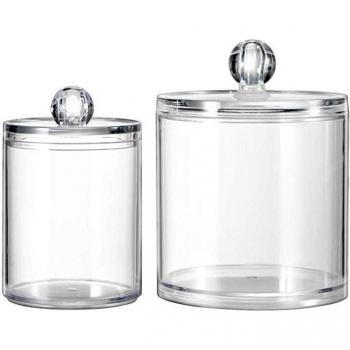 Tanque de Sal Transparente con Accesorios de Baño