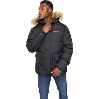 Crosshatch Bentlays Men’s Hooded Outerwear – L (Olive)