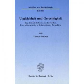 Ungleichheit und Gerechtigkeit.
