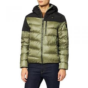 Blauer Giubbino Corto Reversibile Imbottito Verde Alpino L Uomo