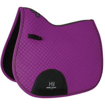 Hy Sport Active Sky Blue Cotton Saddle Pad for GP